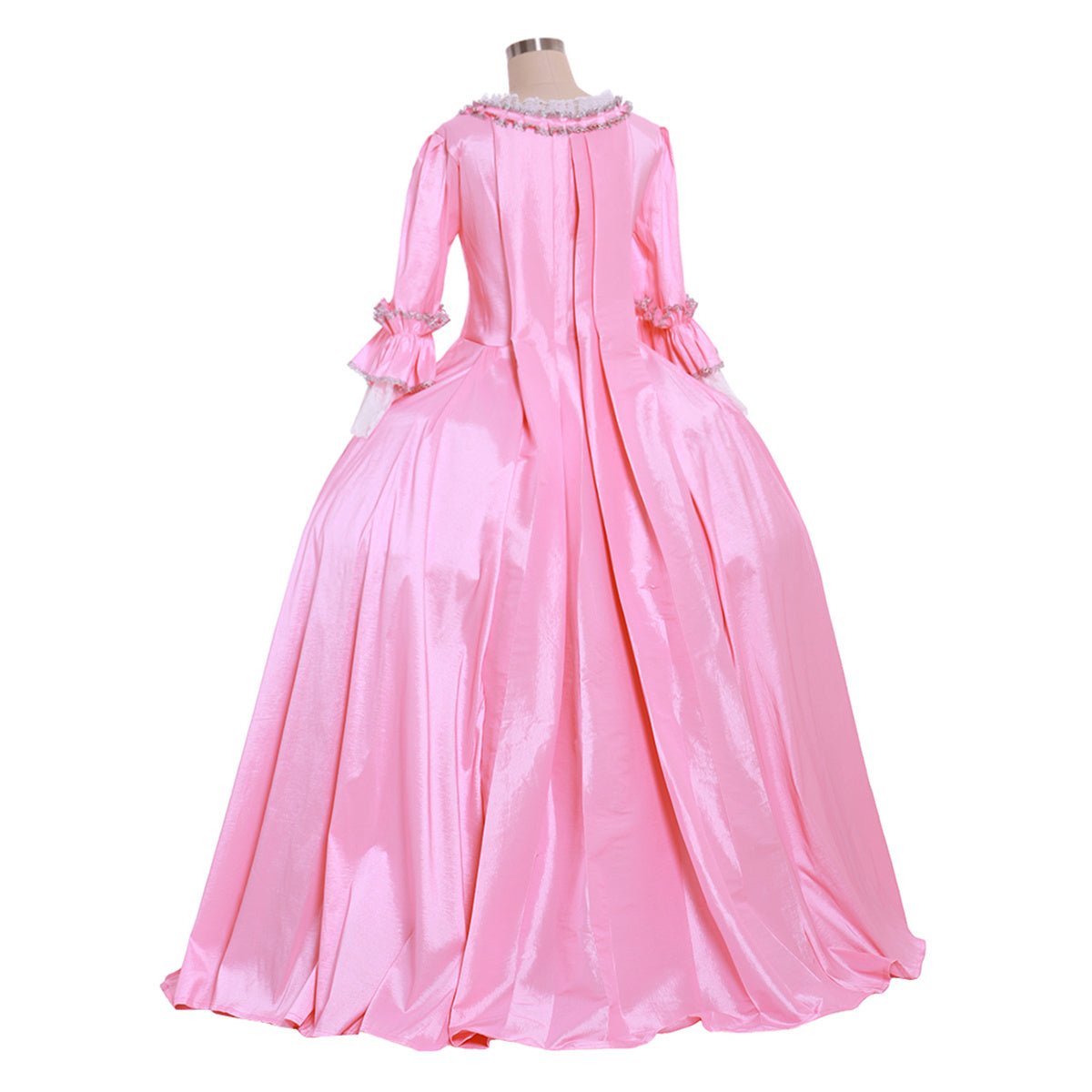 Robe Noble Médiévale Rose Costume Cosplay Élégante Renaissance pour Femmes