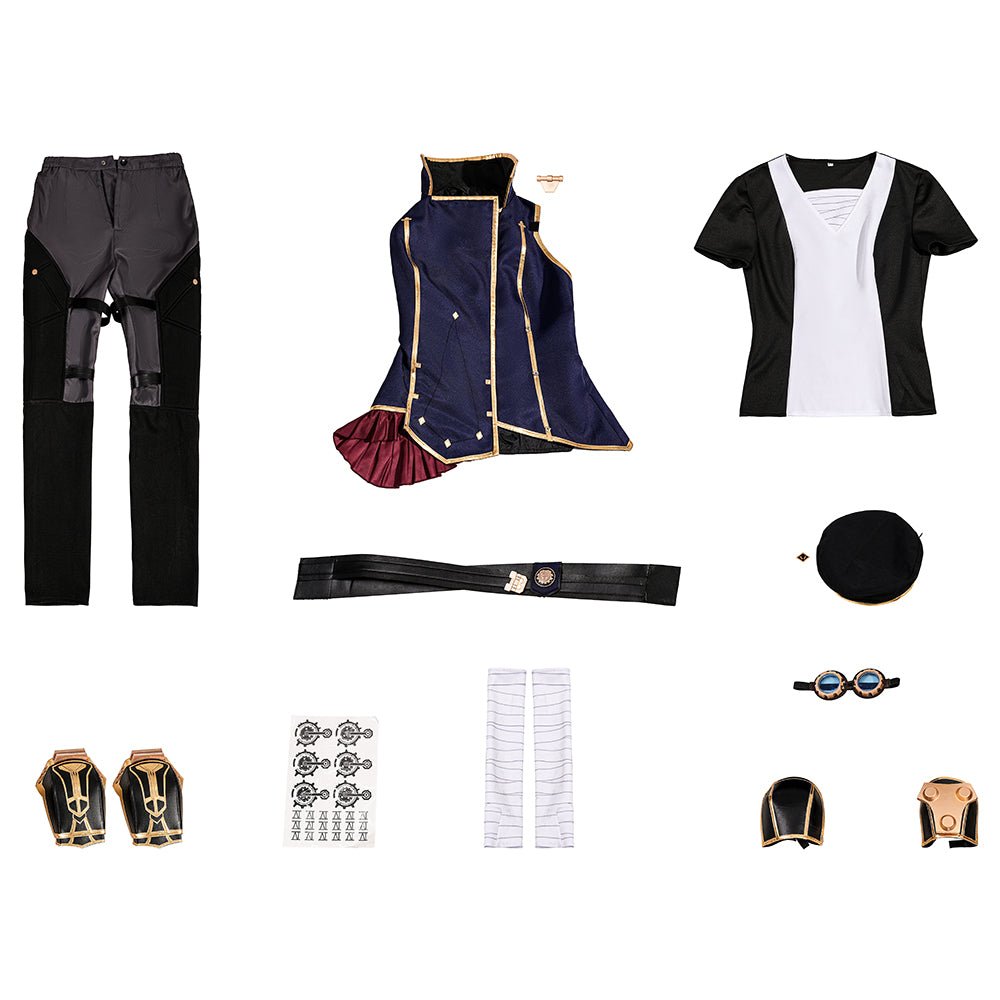 Costume Cosplay Vi Saison 2 Arcane pour Fans d'Anime