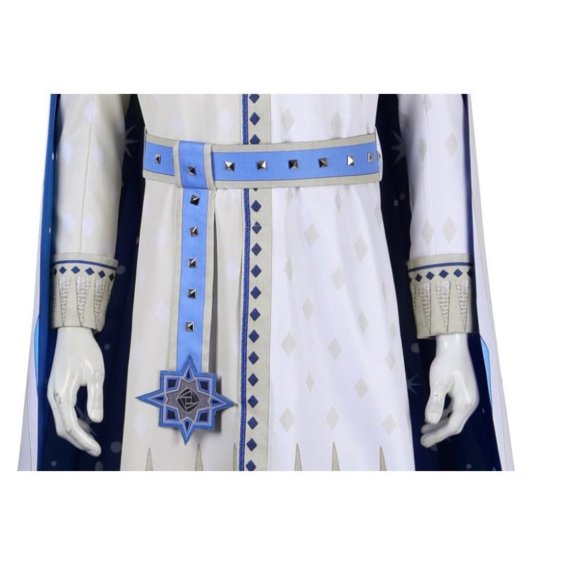 Costume de Roi Magnifico pour Homme - Cape, Robe et Ceinture Cosplay Rosas pour Fête d'Halloween