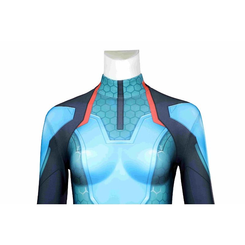 Costume Cosplay Juno Femme Bleu Overwatch 2 pour Halloween et Carnaval