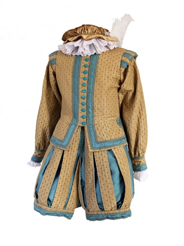 Costume Deluxe Prince Tudor - Tenue Renaissance Roi avec Doublet & Pantalon | L'AniMirage