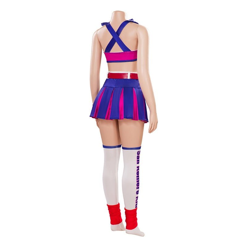 Costume Cosplay Juliet Starling - Ensemble Haut et Jupe Lollipop Chainsaw pour Femmes et Filles