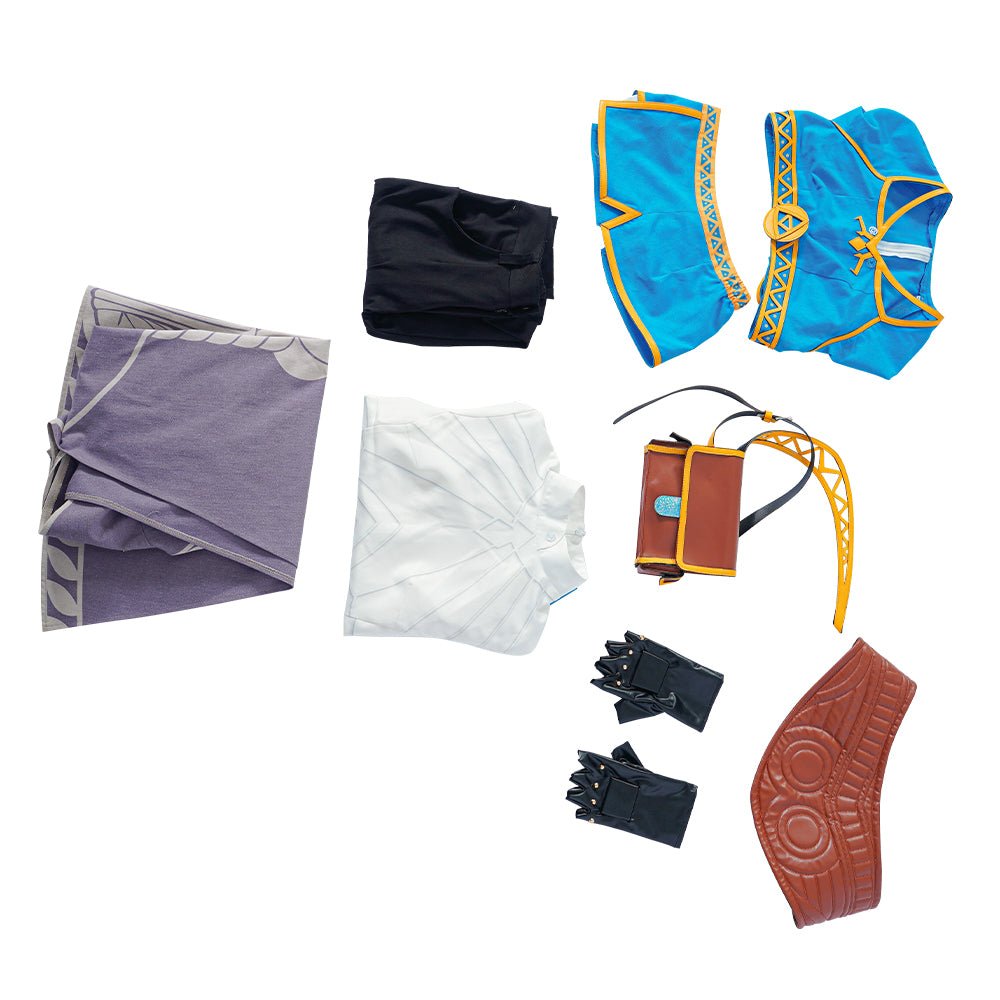 Costume Cosplay Princesse Zelda des Larmes du Royaume – Tenue Élégante Inspirée pour Halloween, Fêtes et Collectionneurs