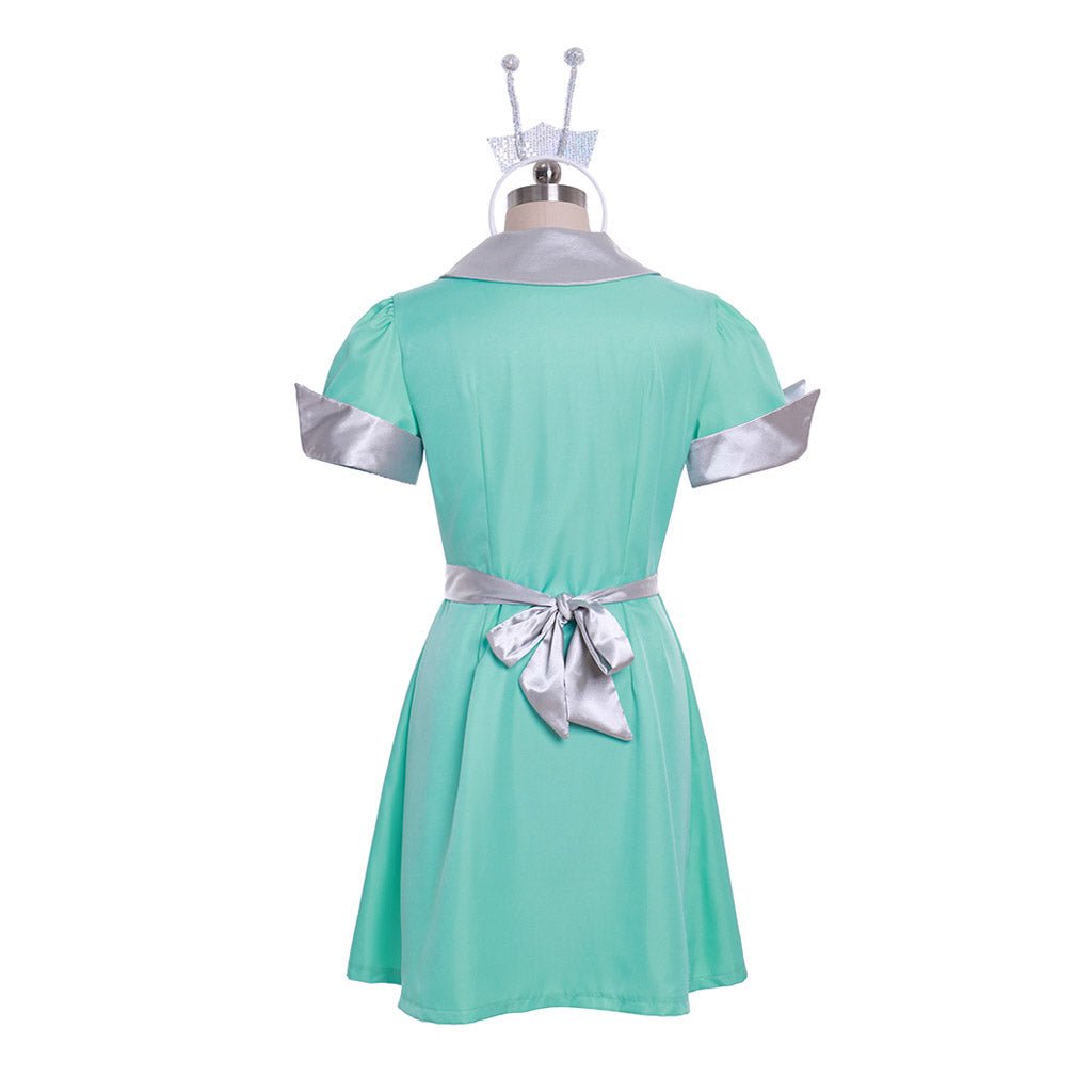 Costume Cosplay Serveuse Crashdown Cafe Roswell | Robe de Servante Liz Parker | Uniforme Alien Halloween
