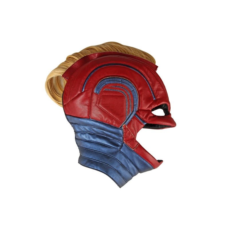 Costume Cosplay Captain Marvel Endgame - Combinaison avec Chaussures - Tenue Héros Avengers 4