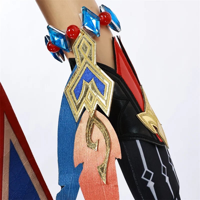 Costume Cosplay Chasca de Genshin Impact - Clan Fleur-Plume de Natlan - Tenue pour Femmes pour Fête d'Halloween