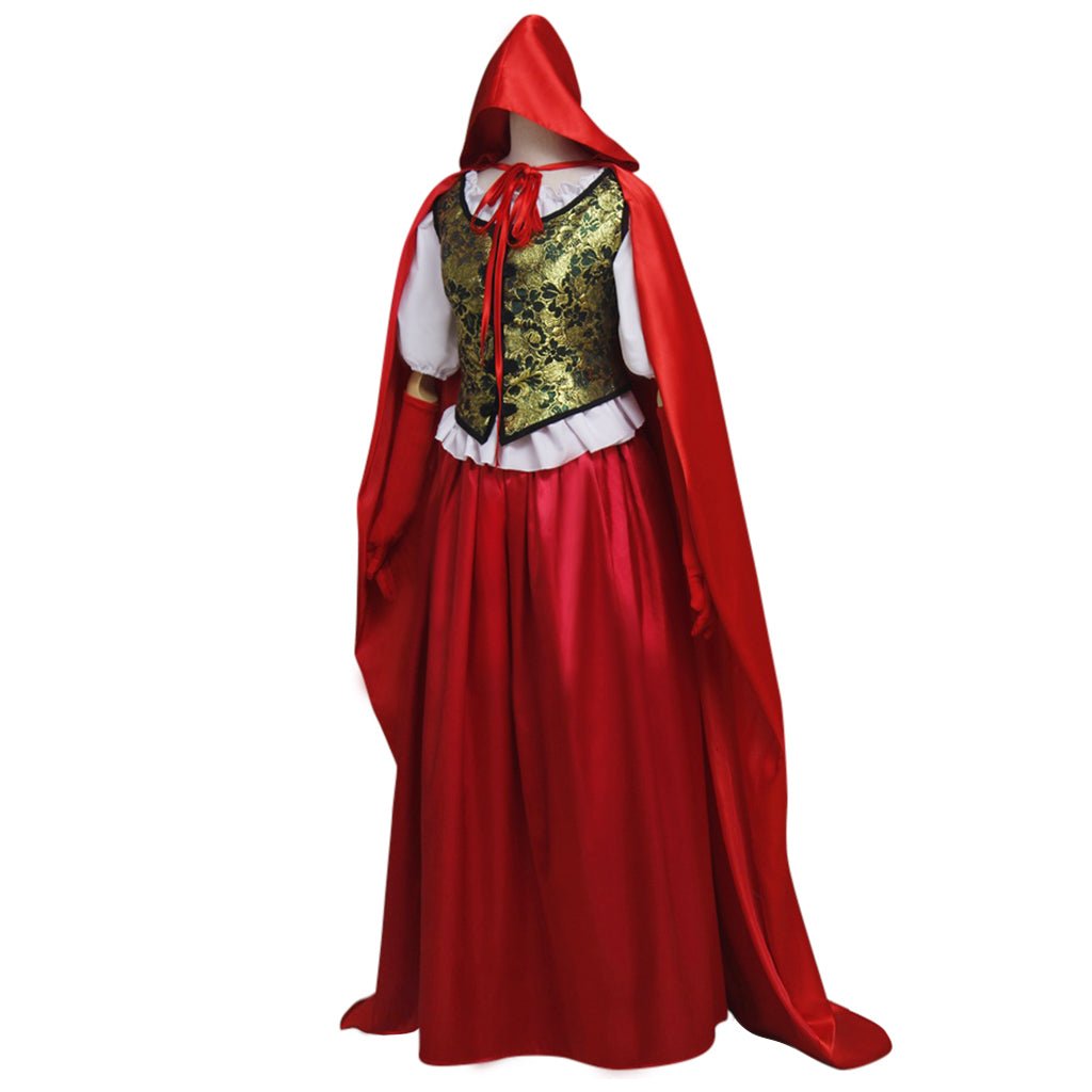 Costume de Cape du Petit Chaperon Rouge de Ruby | Tenue de Cosplay pour Femmes Adultes Halloween