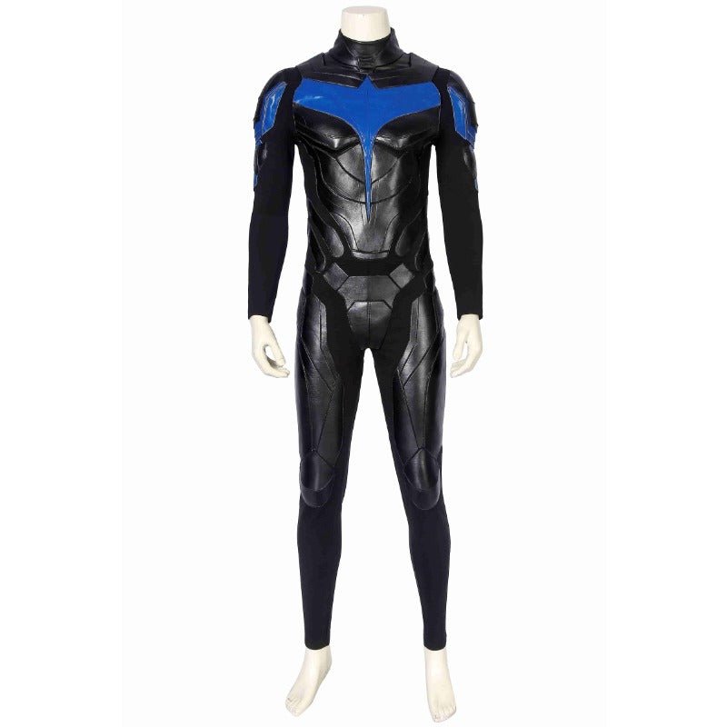 Costume Cosplay Nightwing Titans en Cuir PU pour Halloween et Fêtes