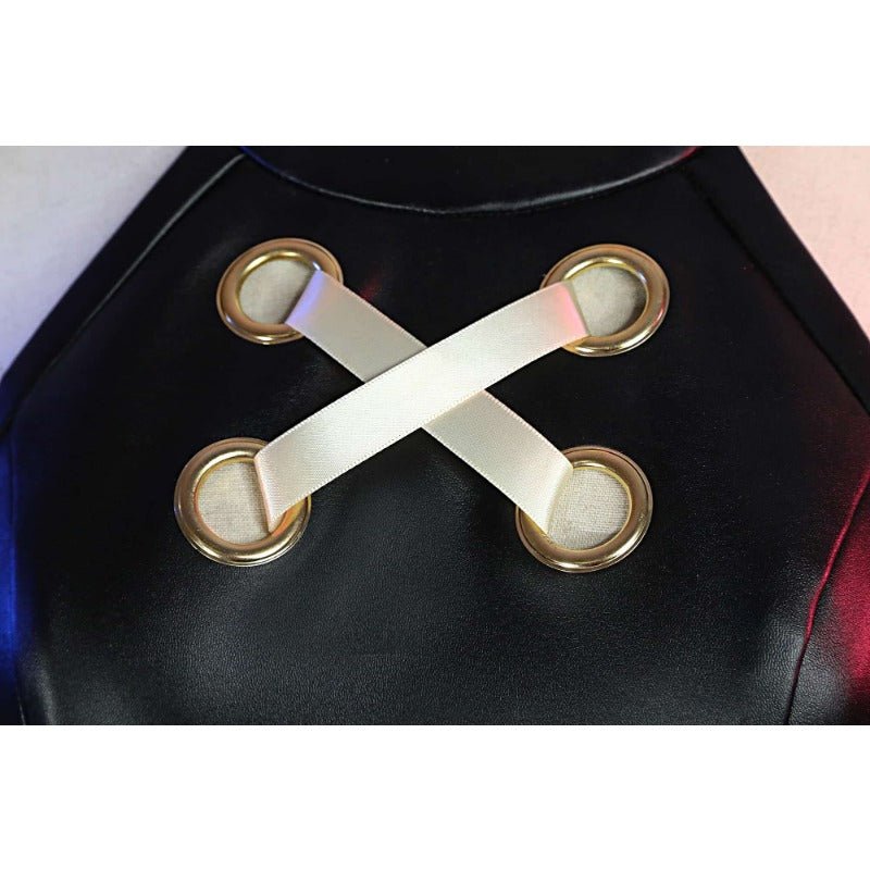 Costume Cosplay Arcane Jinx - Tenue Canon Lâche Crit Loli avec Chaussures, Perruque pour Femmes