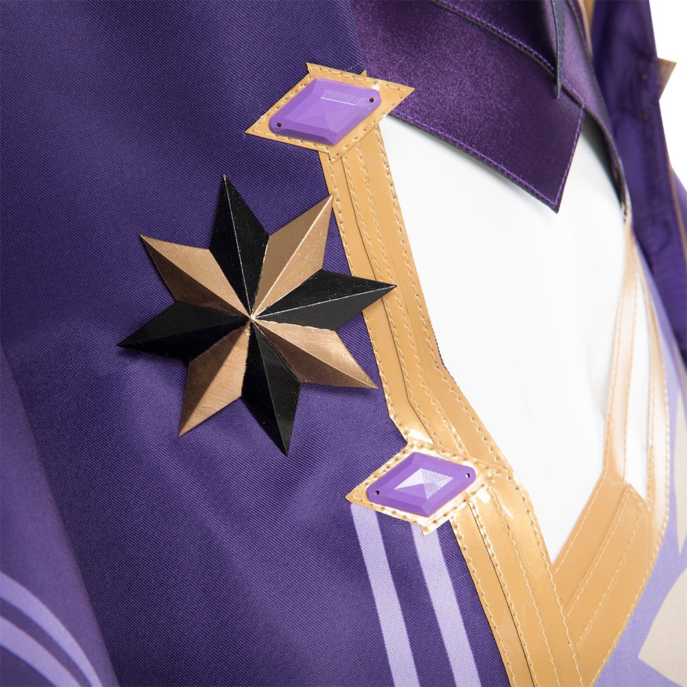 Costume Cosplay Électrisant : Genshin Impact - Mage Scribe de la Foudre