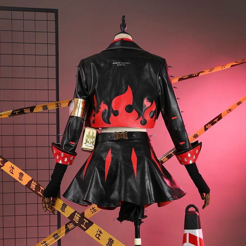 Costume Cosplay Zenless Zone Zero Burnice Blanc - Fils de Calydon Uniforme Punk pour Fête d'Halloween