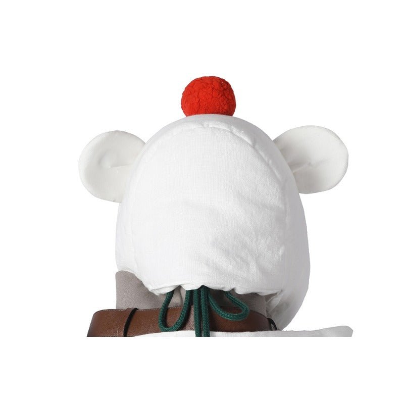 Costume Cosplay FF Yuffie Kisaragi Cape Manteau Ensemble Deux Pièces avec Chapeau pour Fans de Final Fantasy