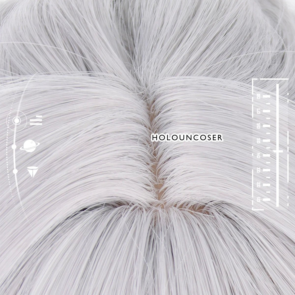 Perruque Cosplay Bronya Honkai Star Rail Résistance à la Chaleur Fibre Synthétique Rose