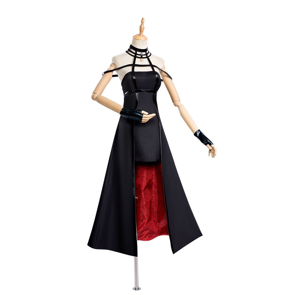 Costume Cosplay Yor Forger Spy X Family - Robe Noire et Rouge pour Roleplay et Fêtes