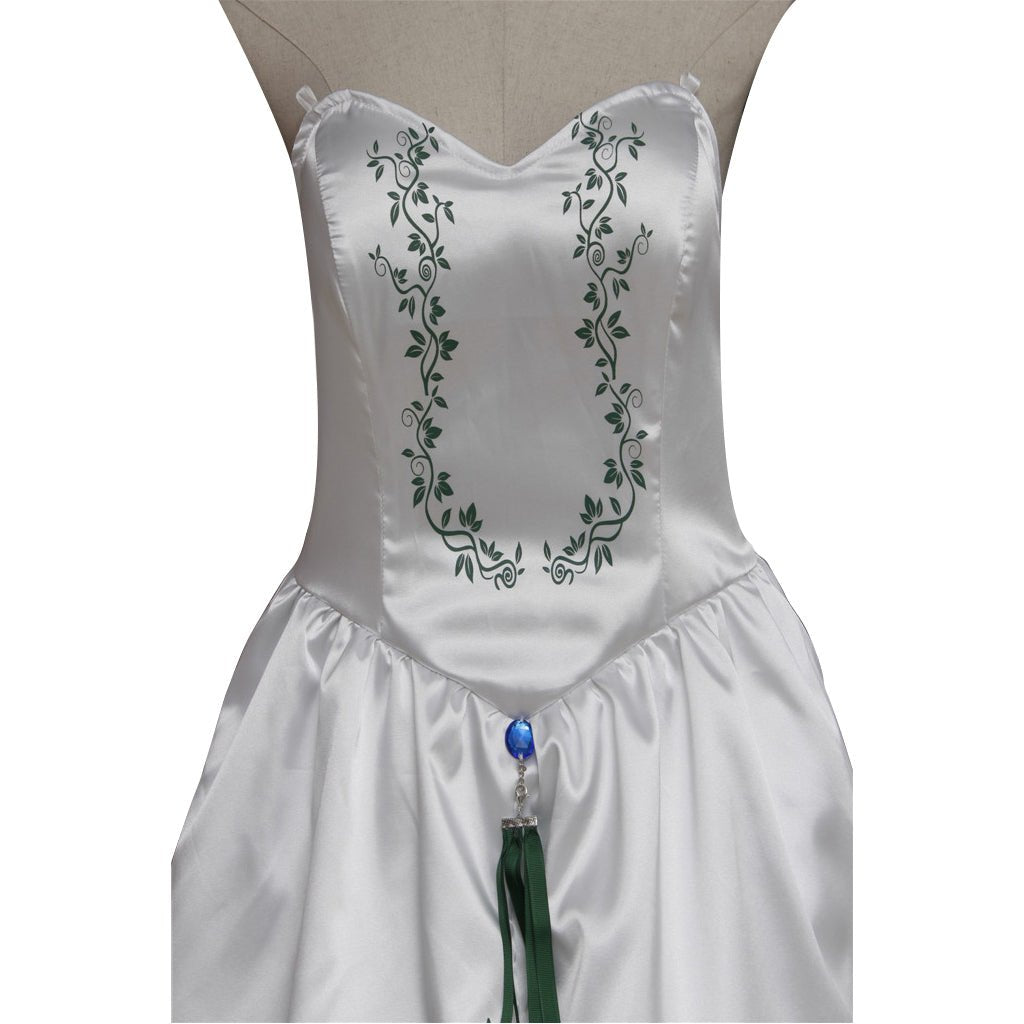 Costume Cosplay Princesse Garnet de Final Fantasy IX – Robe de Mariée Blanche pour Femmes Adultes