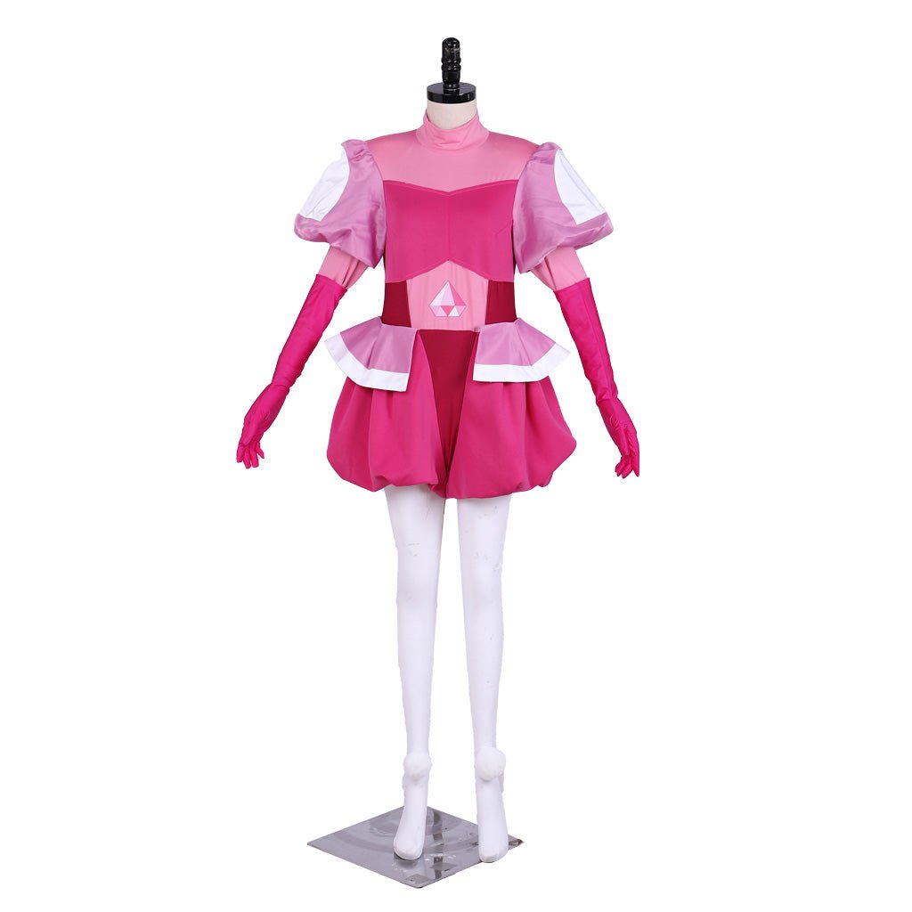 Costume Cosplay Spinel Gem de Steven Universe - Robe Rose avec Gants et Chaussettes