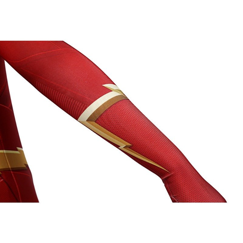 Costume Cosplay Barry Allen Saison 5 The Flash Combinaison Masque Impression 3D Ensemble Complet