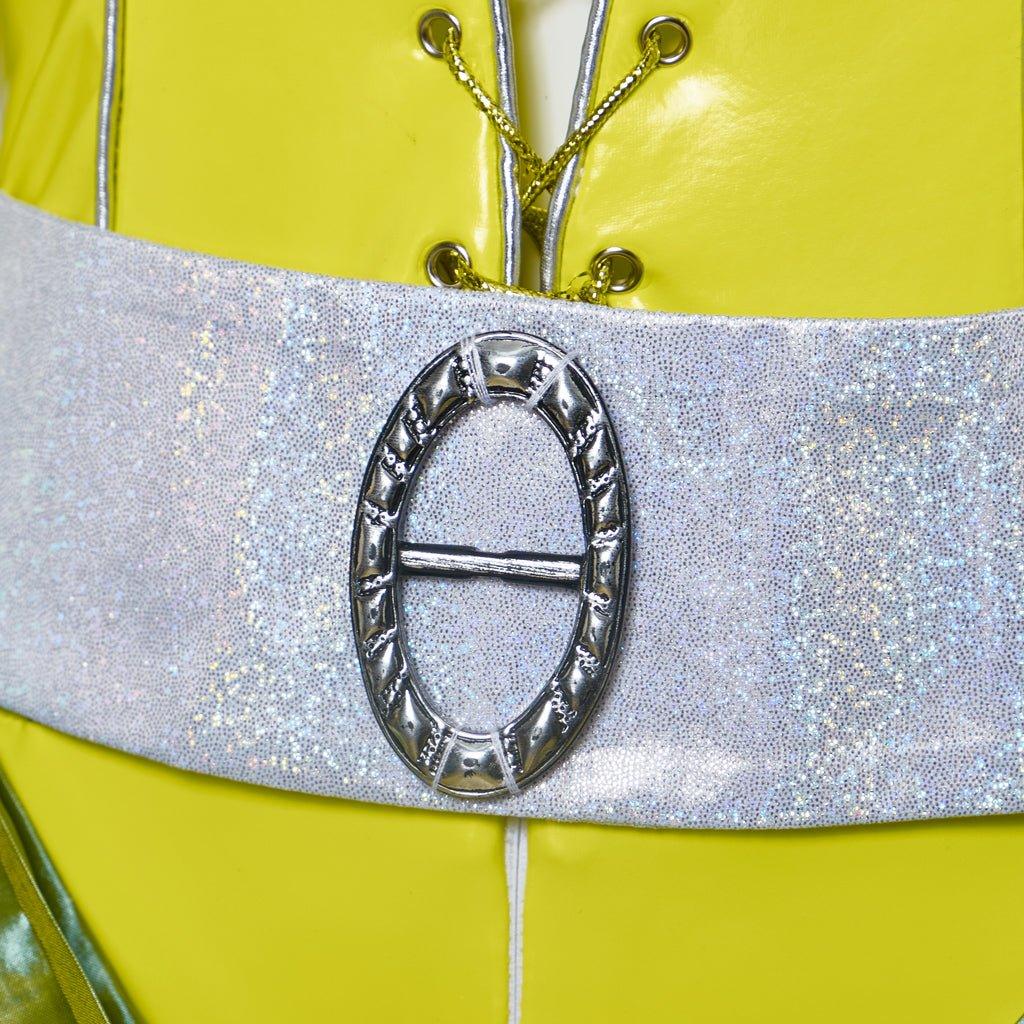 Costume Cosplay Femme Mamma Mia | Combinaison Disco Luisante | Ensemble Complet pour Performances et Fêtes