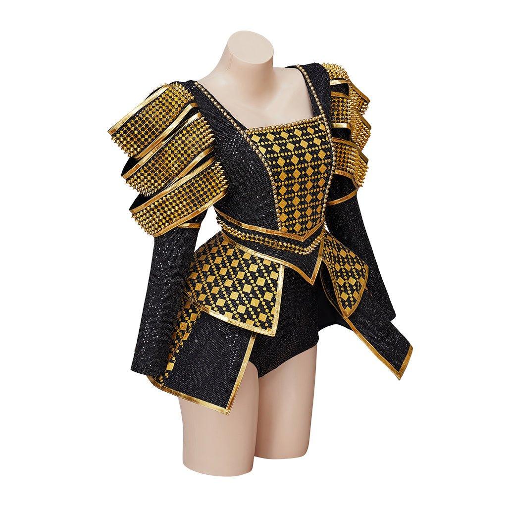 Costume Catherine d'Aragon | Robe Cosplay Six The Musical | Tenue de Théâtre Broadway pour Femmes