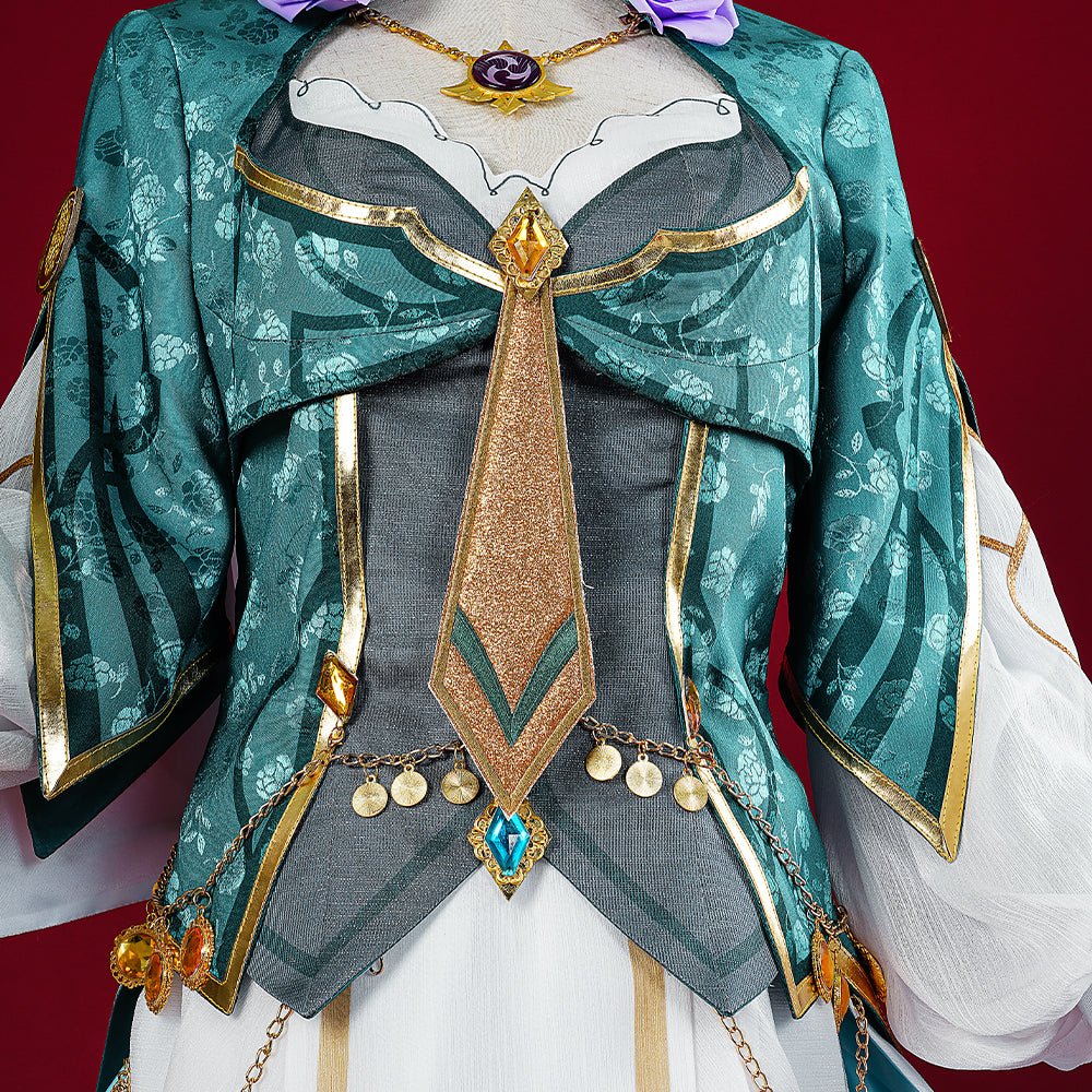 Costume Cosplay Lisa Yae Fleur Cachée Genshin Impact - Tenue Élégante Inspirée de l'Anime pour Femmes