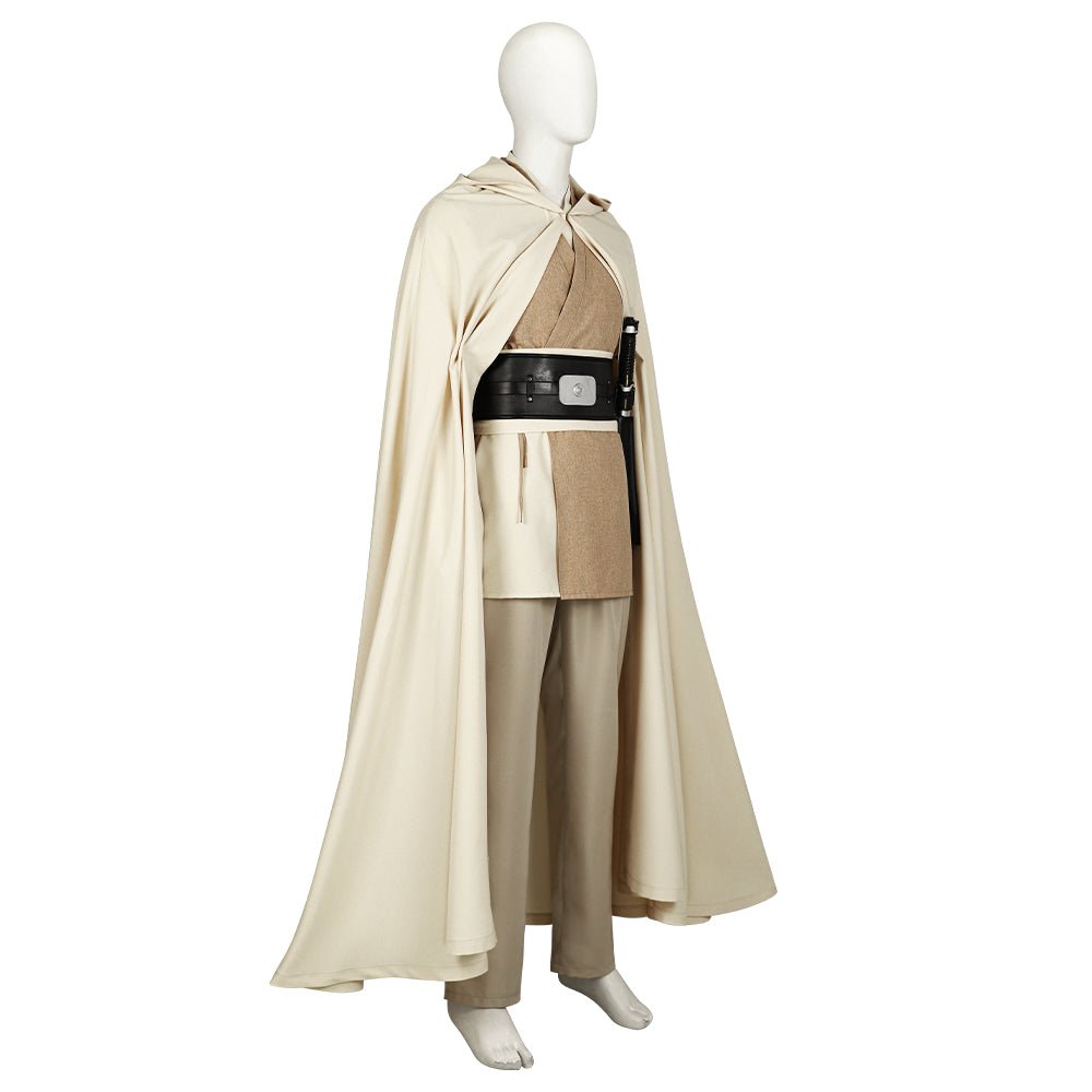 Costume Cosplay Sol L'Acolyte Jedi avec Cape pour Halloween et Fêtes
