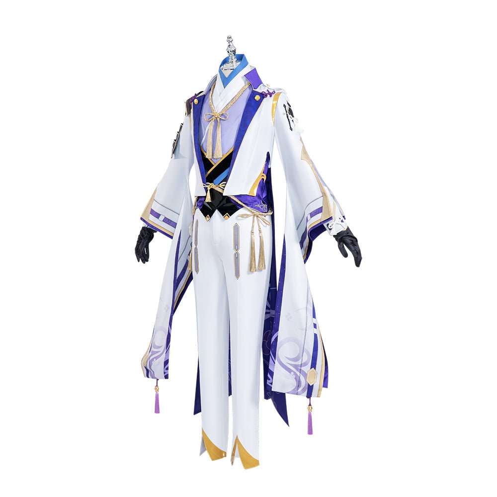 Costume Cosplay Genshin Impact Kamisato Ayato pour Homme, Déguisement Anime Halloween