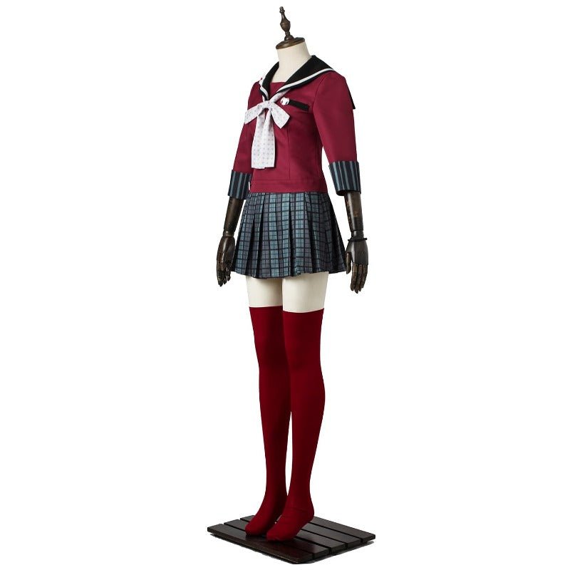 Costume Cosplay Harukawa Maki Perruque Uniforme Scolaire | Tenue Danganronpa Halloween pour Femmes