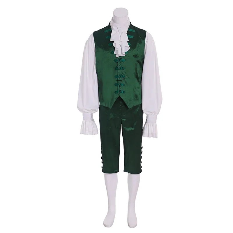 Costume Cosplay Médiéval Colonial - Costume de Gentilhomme Victorien Renaissance Tudor