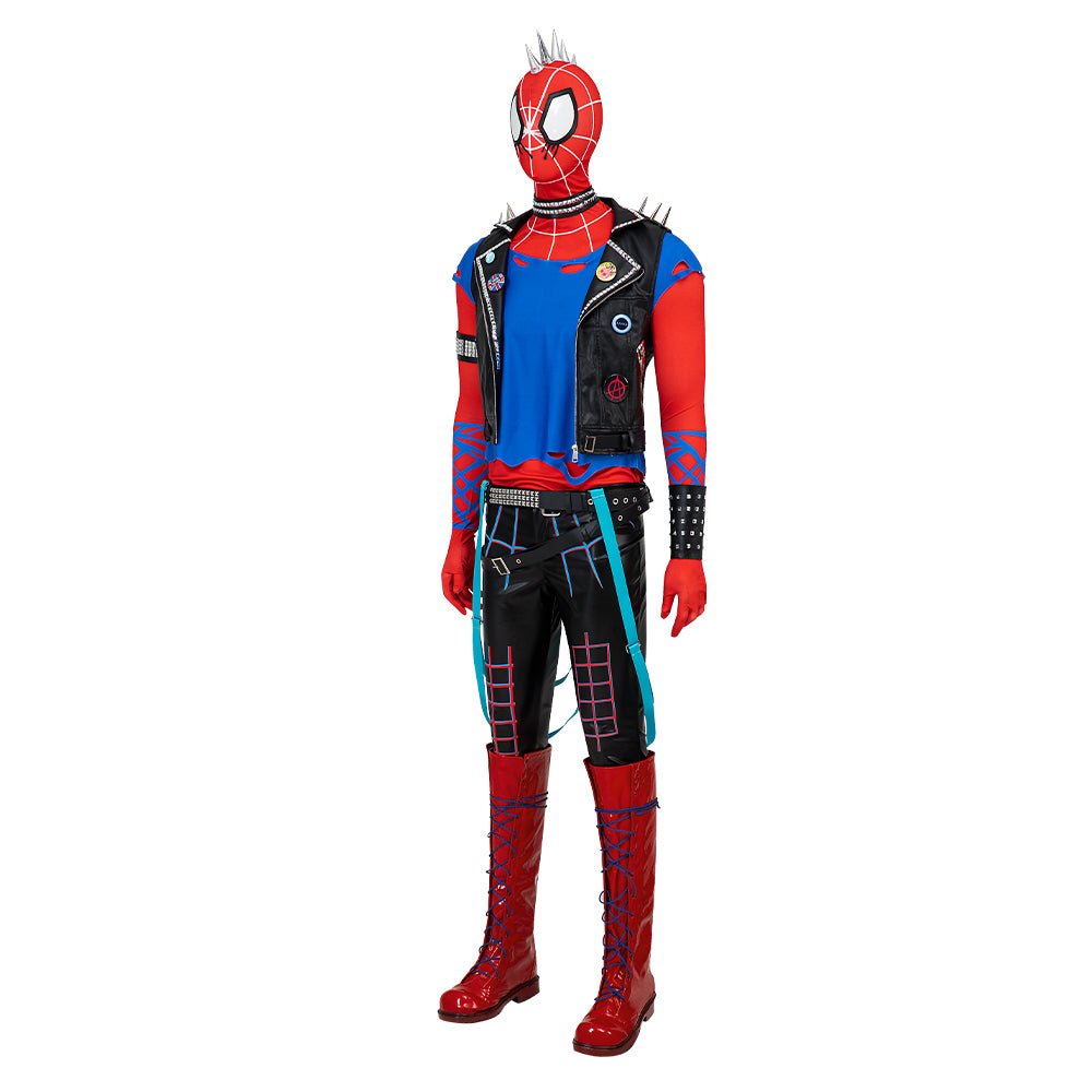 Costume Cosplay Punk Spider-Man (Hobie) de Spider-Man: À Travers le Spider-Verse