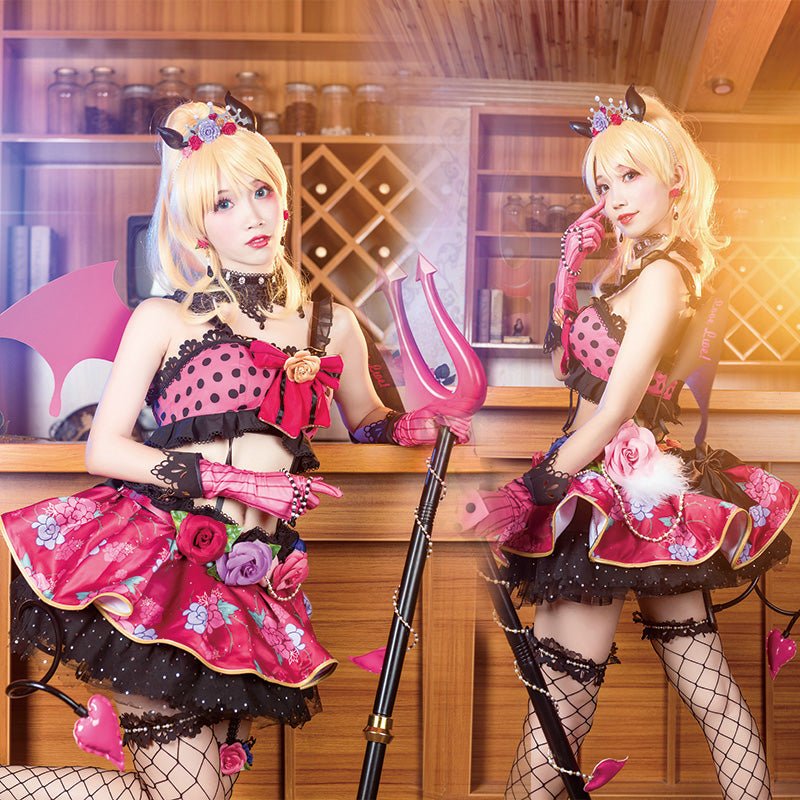 Costume Cosplay Lovelive Petit Diable pour Femmes - Kotori, Honoka, Umi - Look Anime Authentique