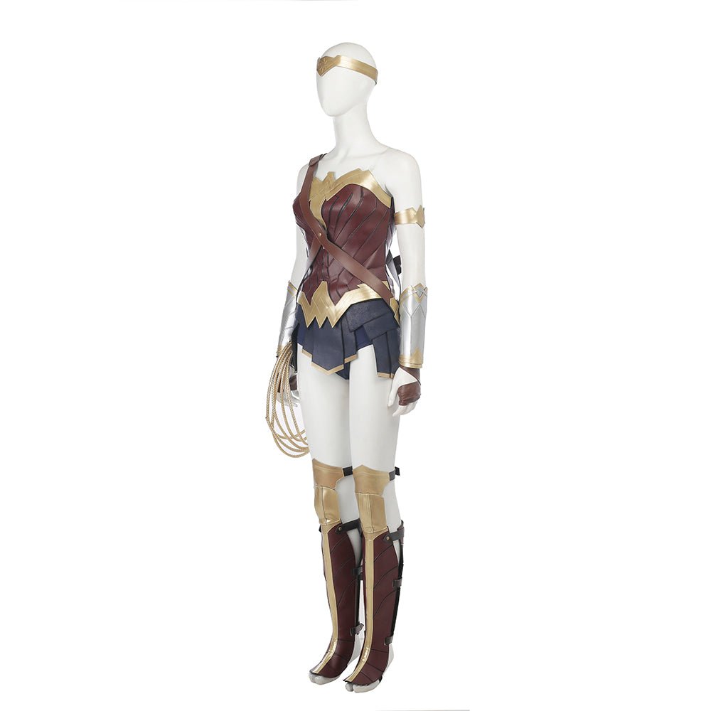 Costume Cosplay Wonder Woman Amélioré - Tenue de Film de Qualité Premium