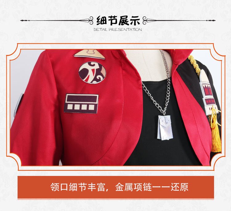 Costume Cosplay Genshin Impact Thoma – Ensemble Complet 5 Étoiles Style Officiel Inazuma