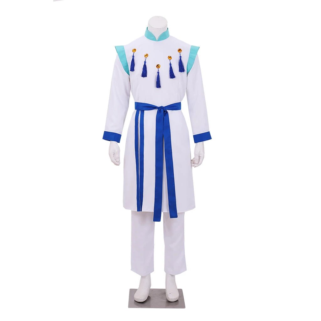 Costume Prince Anime Hommes Fantasia - Uniforme Prêtre Blanc pour Fête Halloween Carnaval Comic Con