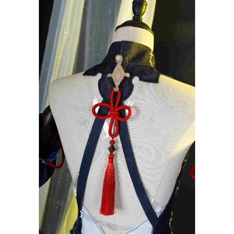 Costume Cheongsam Ganyu de Genshin Impact - Tenue du Festival des Lanternes Shen He