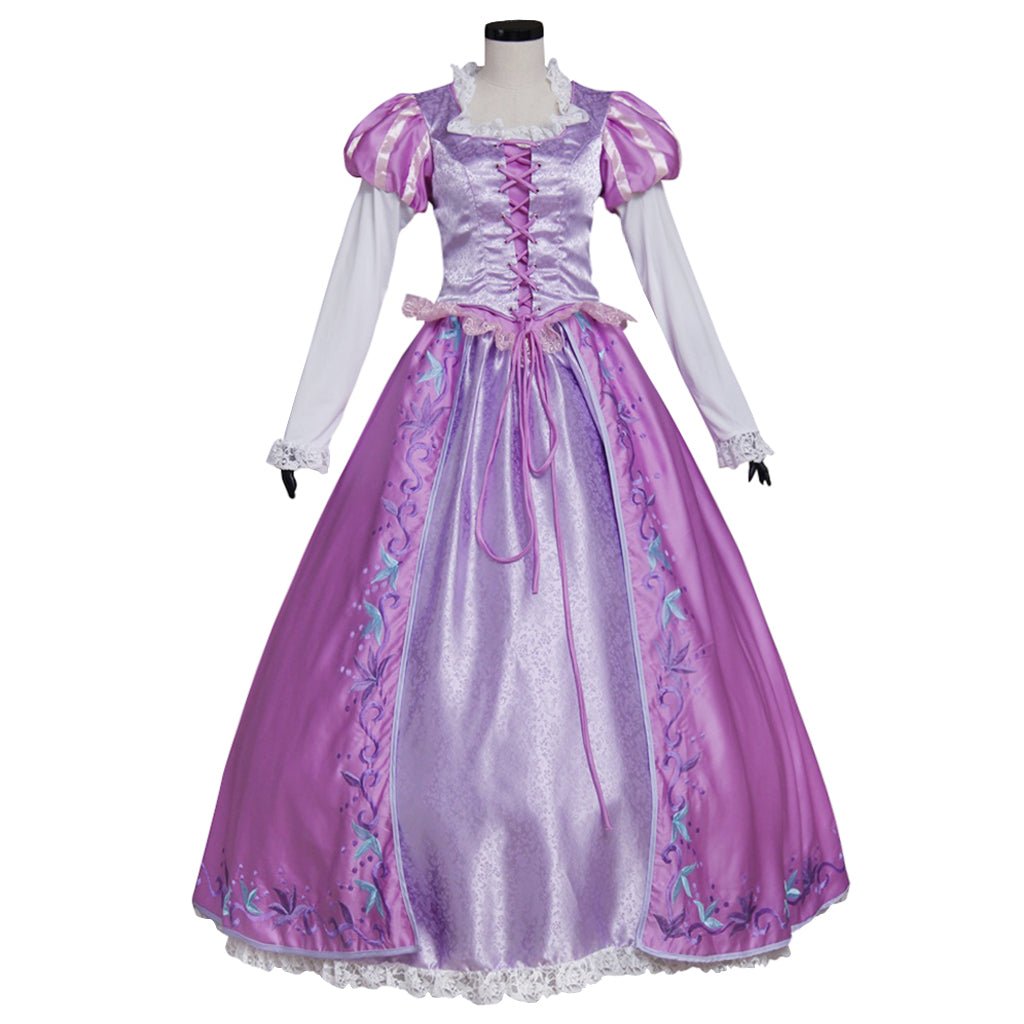 Série de Costumes Cosplay Disney Tangled | Rapunzel, Naveen, Mère Gothel & Plus