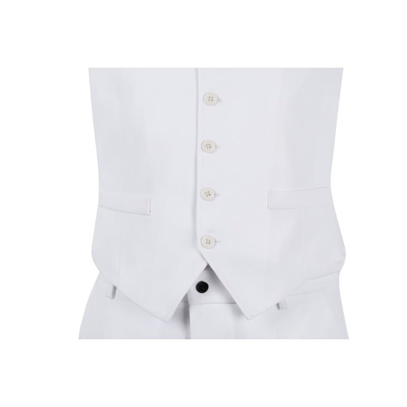 Costume Cosplay Joker 2 Arthur Fleck Blanc Complet - Costume, Chemise, Gilet, Pantalon, Cravate