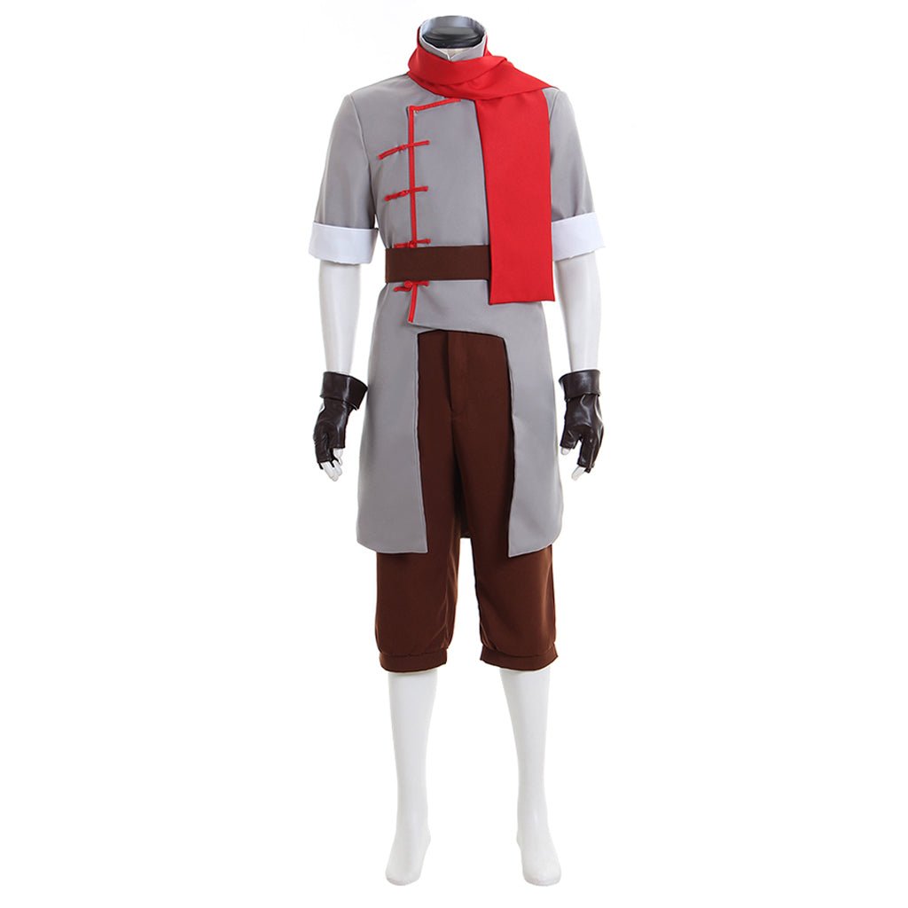 Costume Cosplay Mako Firebender - Avatar La Légende de Korra | Tenue Authentique de Maîtrise du Feu
