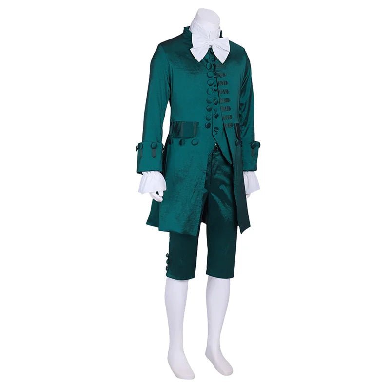 Costume Homme Uniforme Colonial 18ème Siècle - Veste Chevalier Régence Médiévale