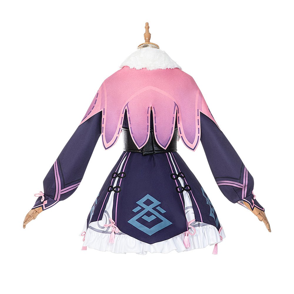 Genshin Impact - Costume Cosplay Yunjin avec Robe Lolita, Chapeau et Collants pour Femmes Adultes