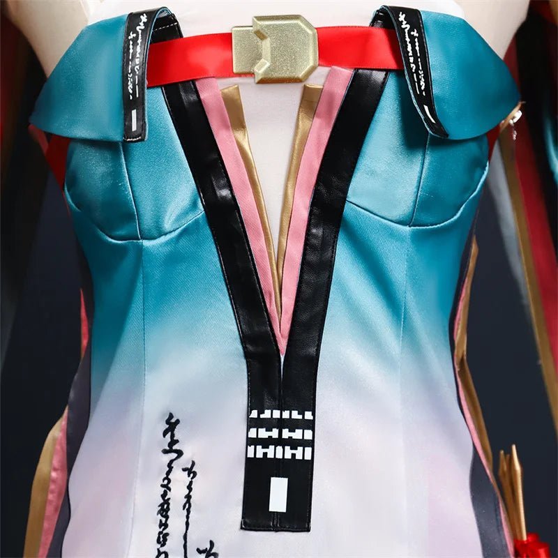 Costume Cosplay Zhezhi Pinceau Enchanté de Wuthering Waves pour Femmes - Tenue de Fête d'Halloween