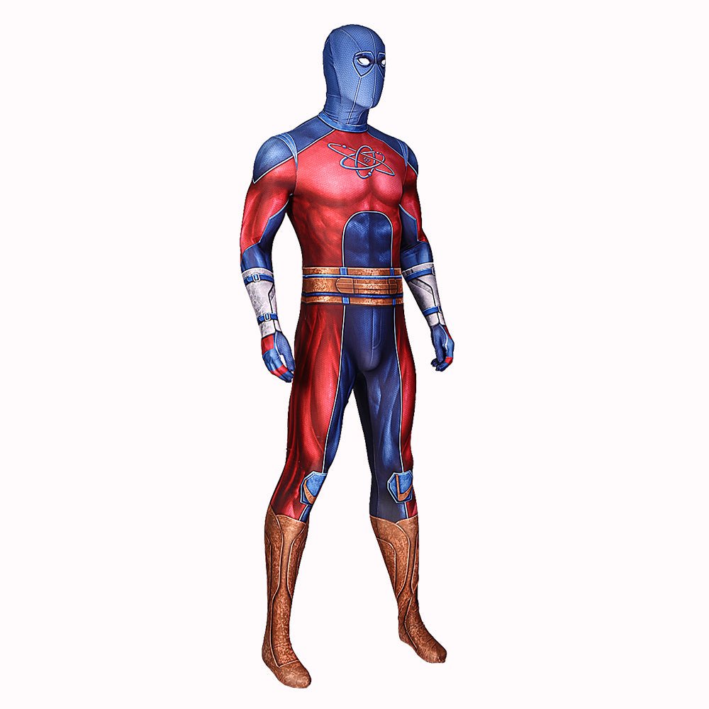 Costume Cosplay Black Adam Atom Smasher Super Héros Déguisement Halloween pour Hommes