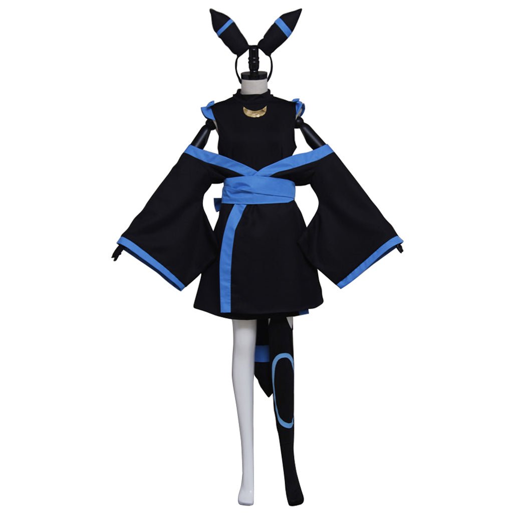 Robe Cosplay Humaine Umbreon Pokémon - Costume pour Halloween et Événements Anime