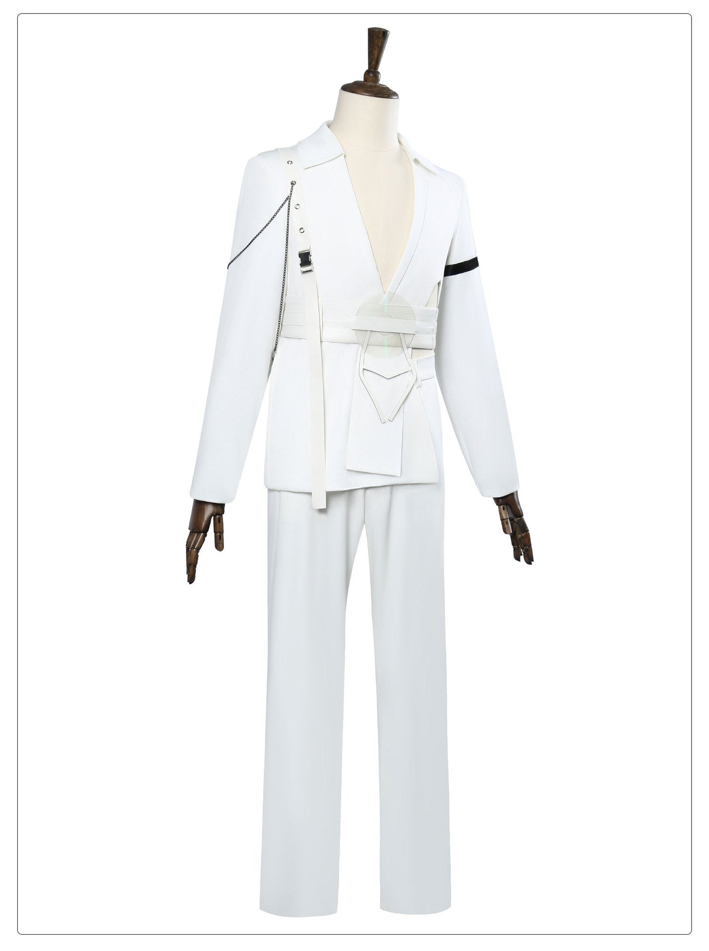 Costume Cosplay Alien Stage R7 Luka Blanc: Veste Futuriste