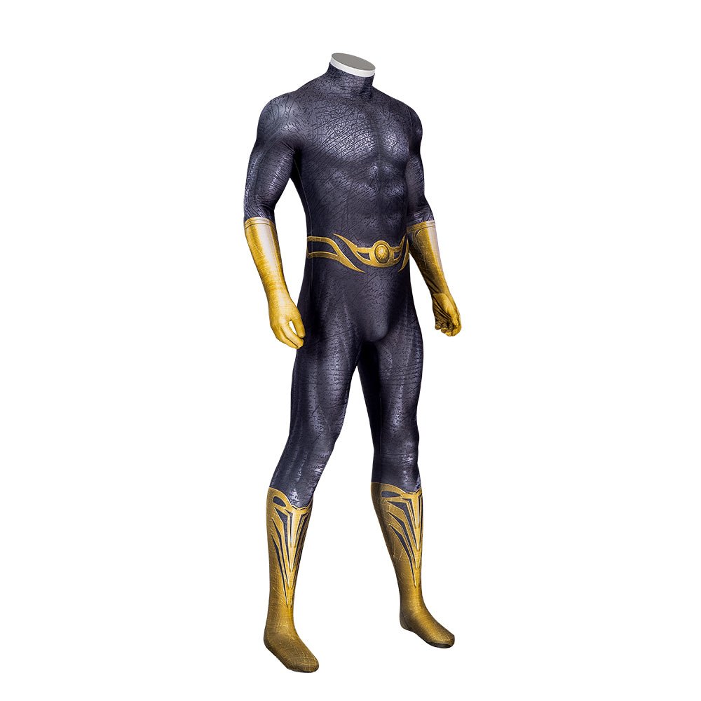 Costume Cosplay Black Adam Complet avec Robe et Masque pour Hommes - Halloween et Conventions