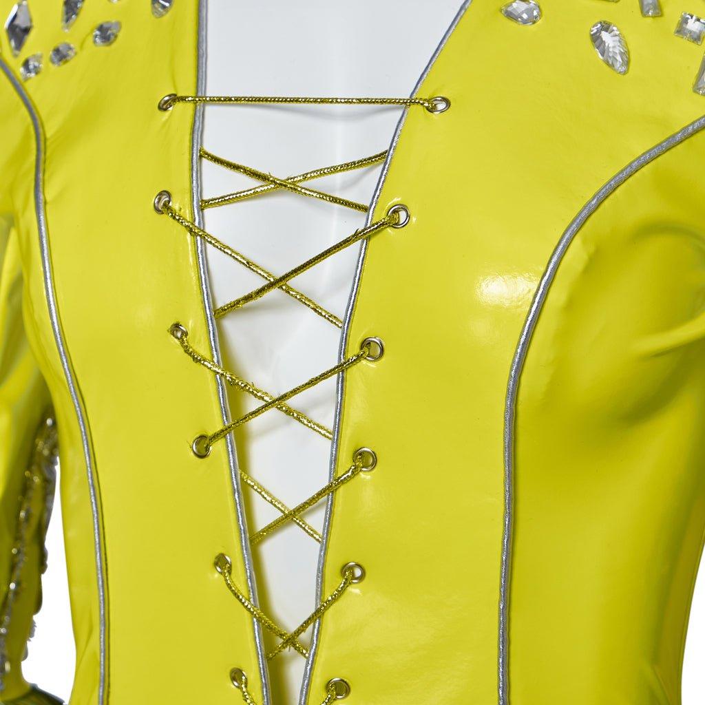 Costume Cosplay Femme Mamma Mia | Combinaison Disco Luisante | Ensemble Complet pour Performances et Fêtes