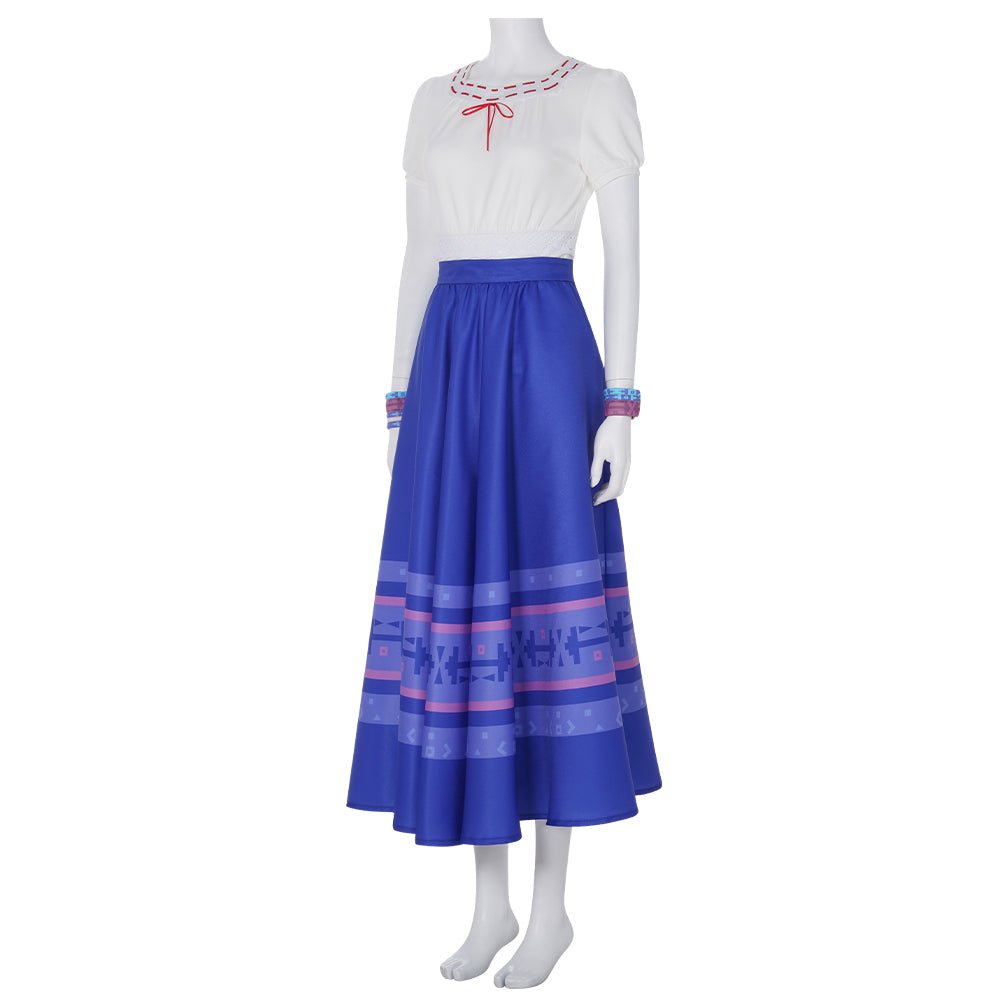 Costume Cosplay Luisa Madrigal Encanto - Tenue Halloween pour Femmes