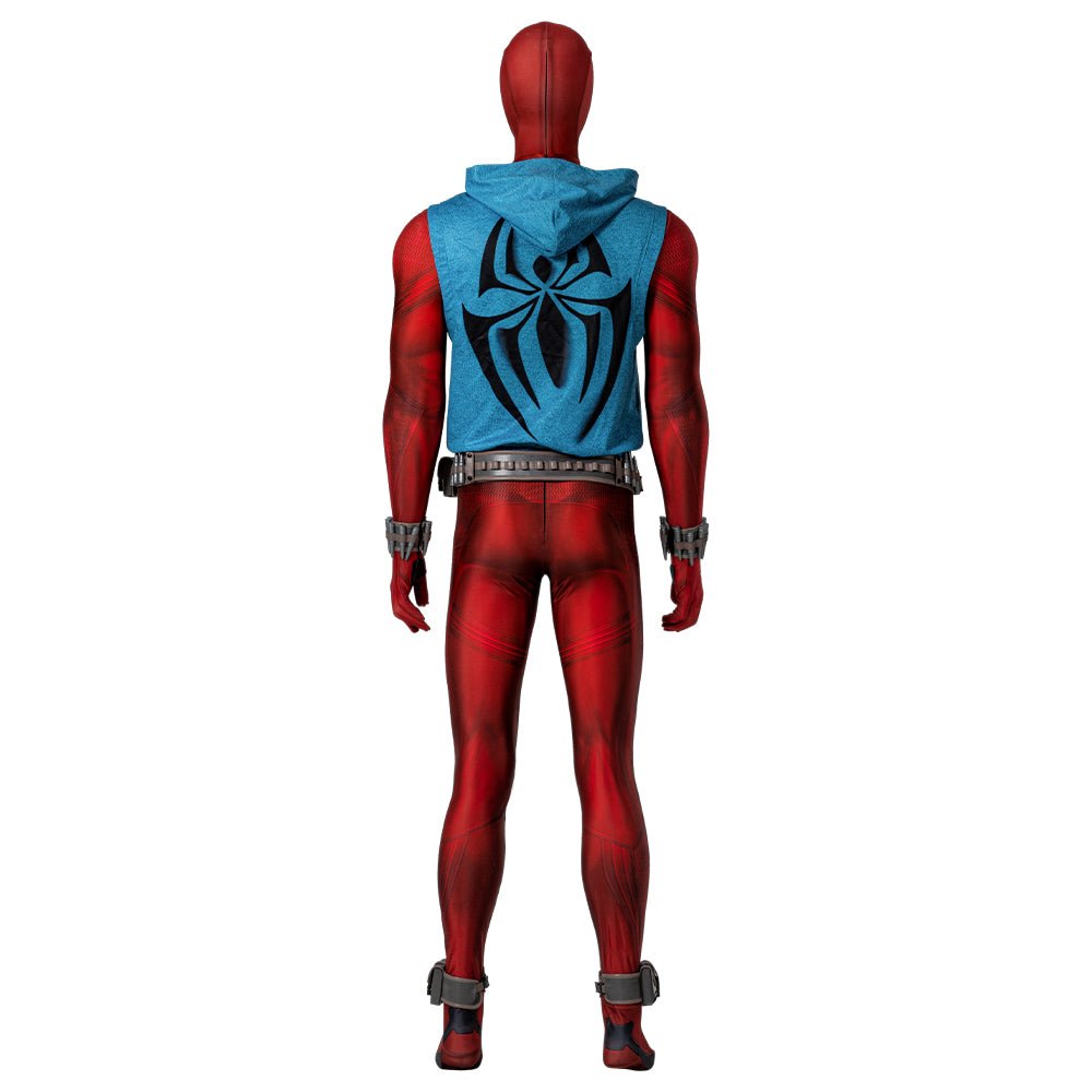 Costume Cosplay Scarlet Spider - Spider-Man: À Travers le Spider-Verse Tenue Authentique de Super-Héros
