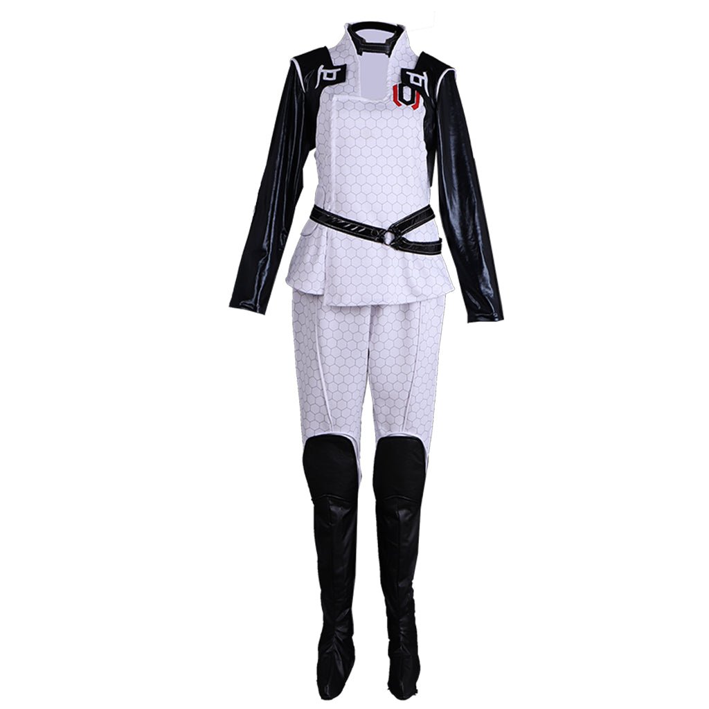 Costume Cosplay Miranda Lawson Femme | Combinaison de Combat Mass Effect Ensemble Complet
