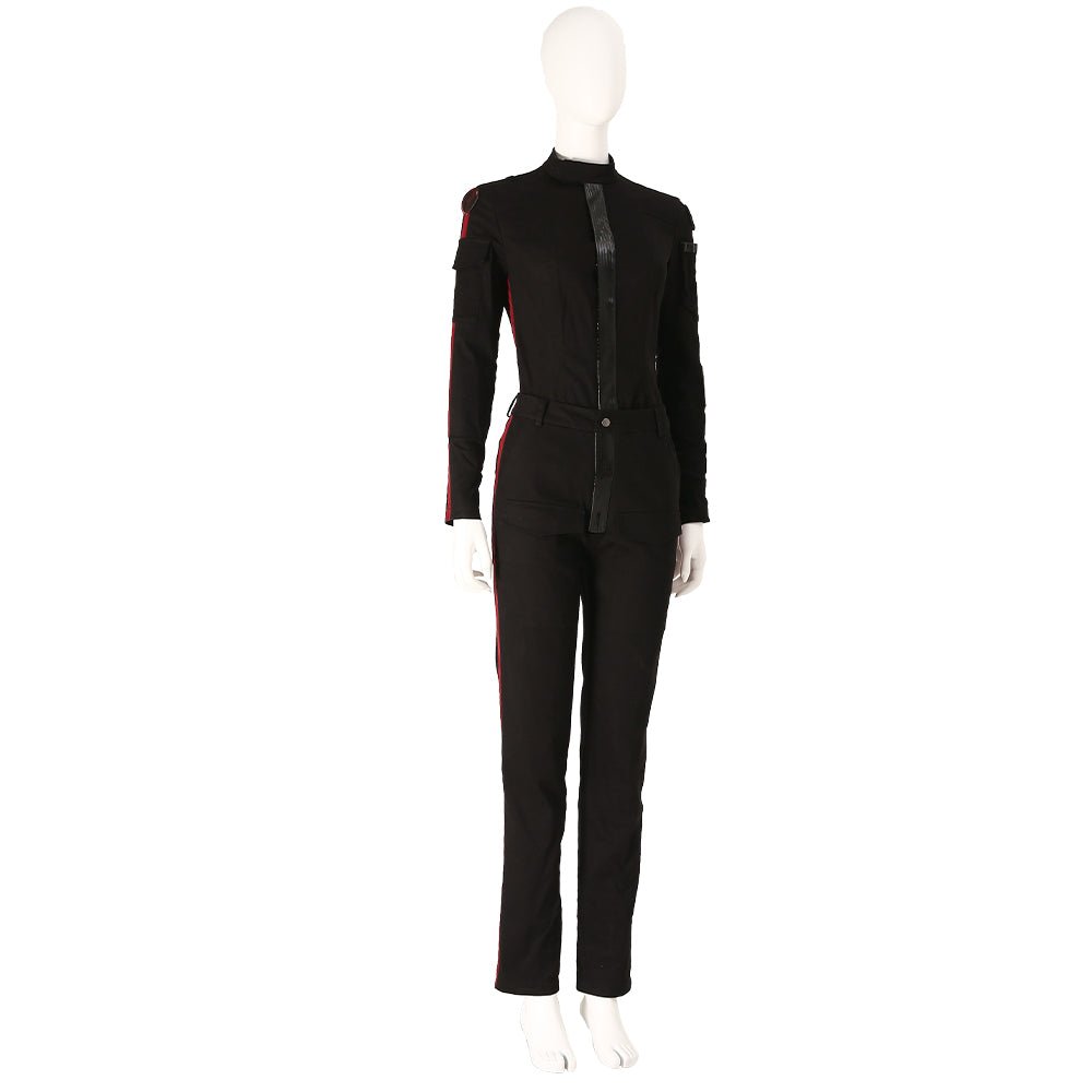 Costume Cosplay Star Wars Battlefront II Iden Versio Combinaison Noire pour Femmes
