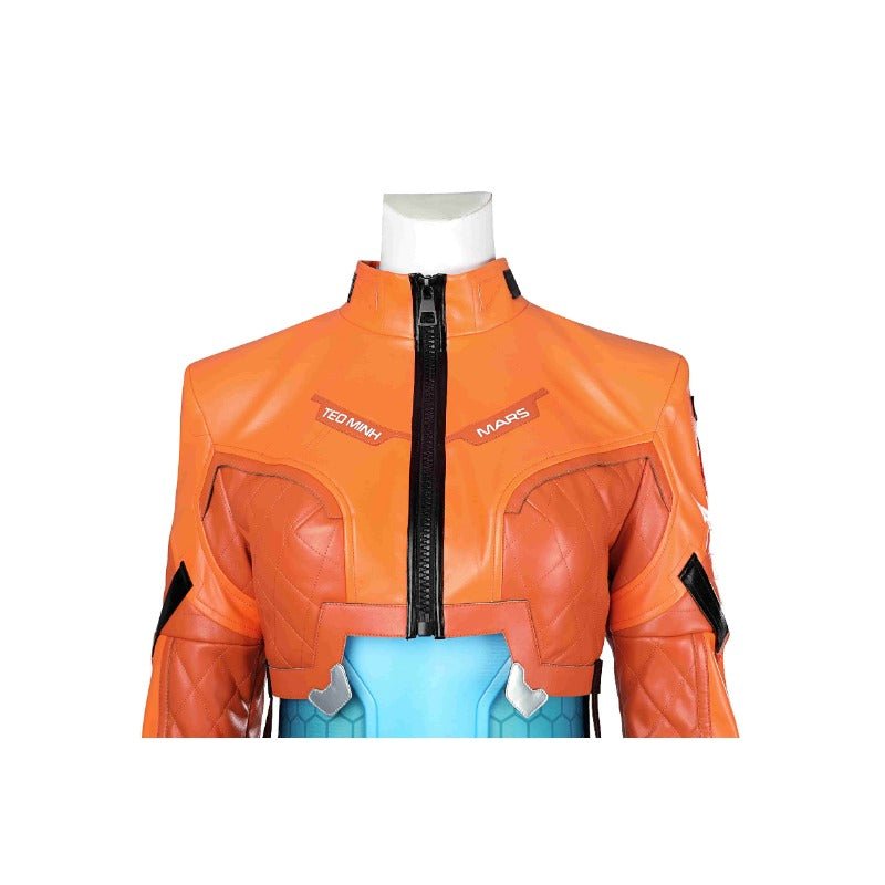 Costume Cosplay Juno Femme Bleu Overwatch 2 pour Halloween et Carnaval